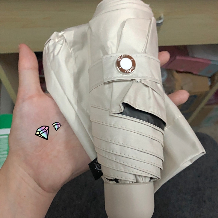 太阳伞女防晒防紫外线胶囊雨伞晴雨两用胶囊口...