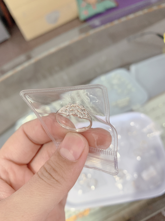全新990足银可调节大小戒指 款式看图,每...