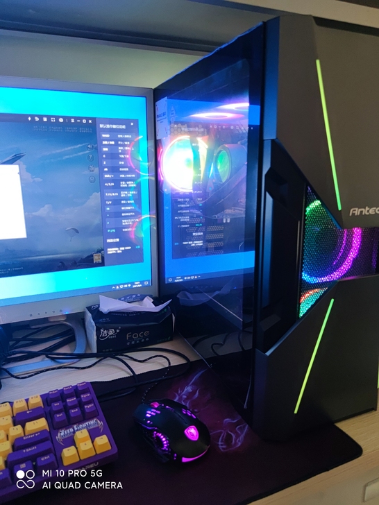 个人台式机，自用五个多月，3月份自己组装的