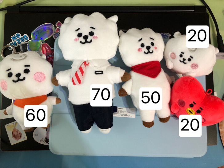 rj 校服羊 tata 玩偶 公仔