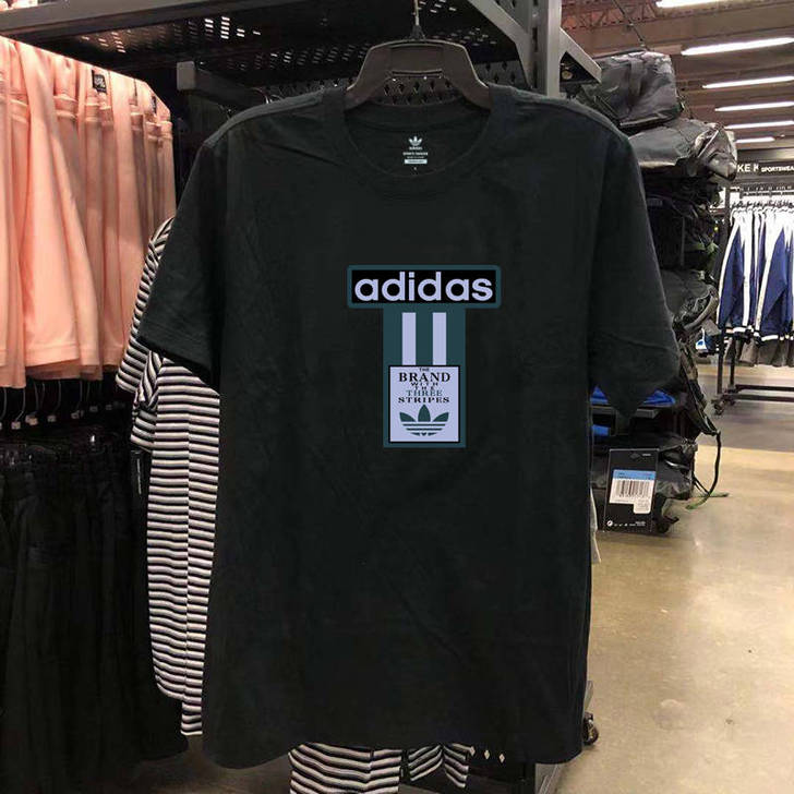 Adidas阿迪达斯短袖T恤男夏季三叶草宽...