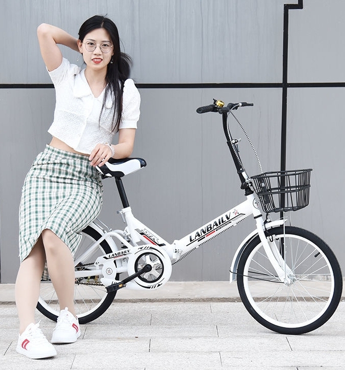 折叠自行车男女士超轻便携上班代步成人学生儿...
