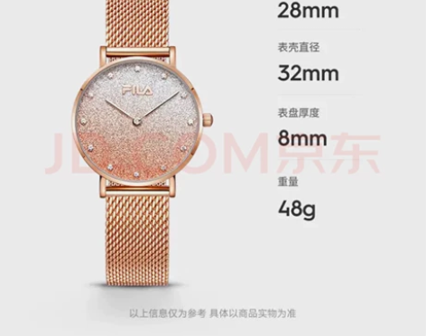 FILA斐乐手表简约商务时尚休闲防水石英腕...