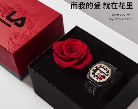 【七夕礼物】FILA斐乐手表女情人节永生花...