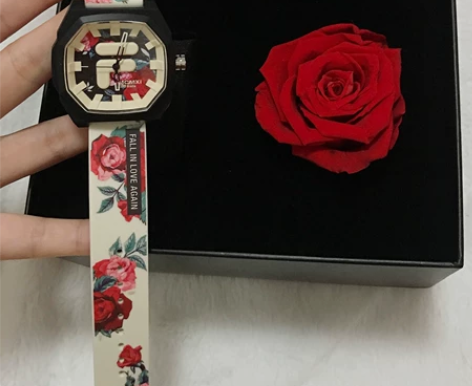 【七夕礼物】FILA斐乐手表女情人节永生花...