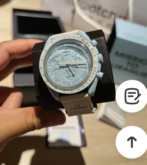 swatch×omega 天王星 全新，未...