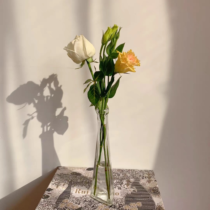 （捡漏3个10.9）透明三角玻璃花瓶 水培...