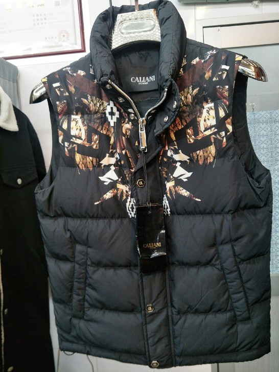 工厂样品 全新卡里亚尼男士羽绒马夹