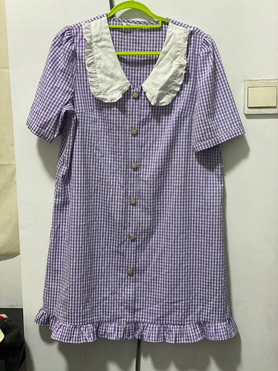 可爱 娃娃领连衣裙