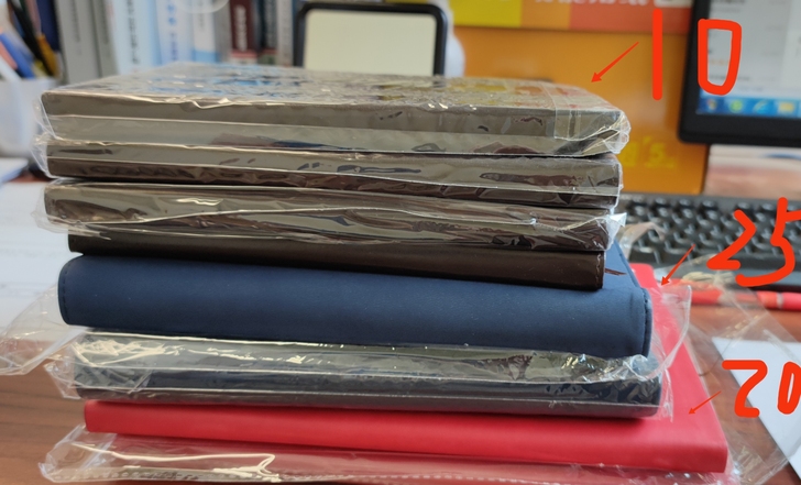 全新软皮笔记本记事本活页夹买一送一。各种封...