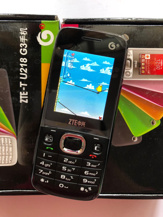 中兴u218 2.4寸 移动3g 红色按键...