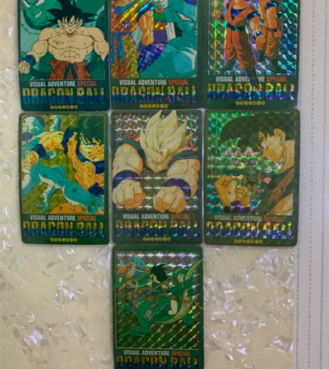 七龙珠风云闪卡 多年收藏的老卡,老卡...