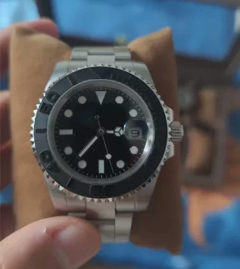 全新纯手工Diy水鬼机械手表，无任何LoG...