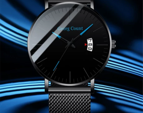 手表男学生潮流防水超薄新款简约概念机械表韩...