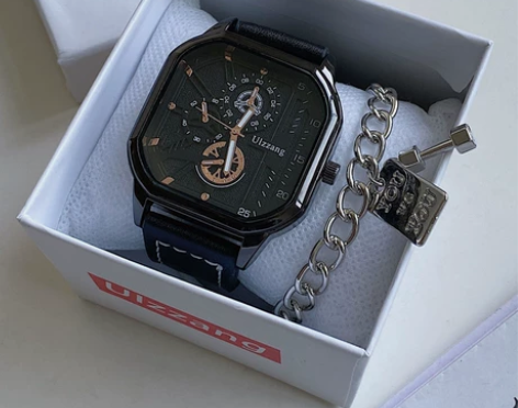 男士手表ins高颜值学生党方形石英表潮流大...