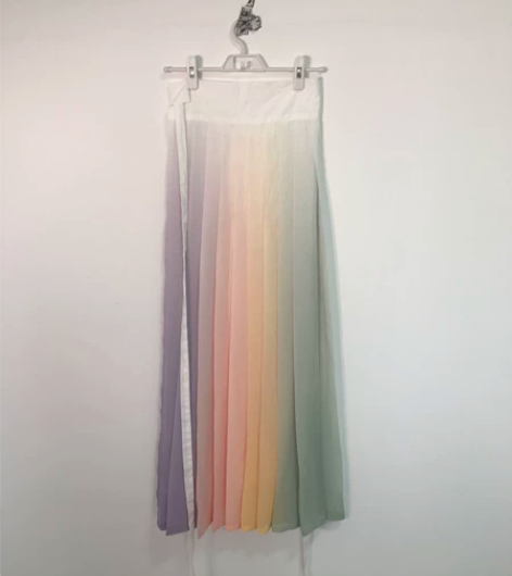 寻秦记彩虹褶裙 汉服 裙长100 4.5米...