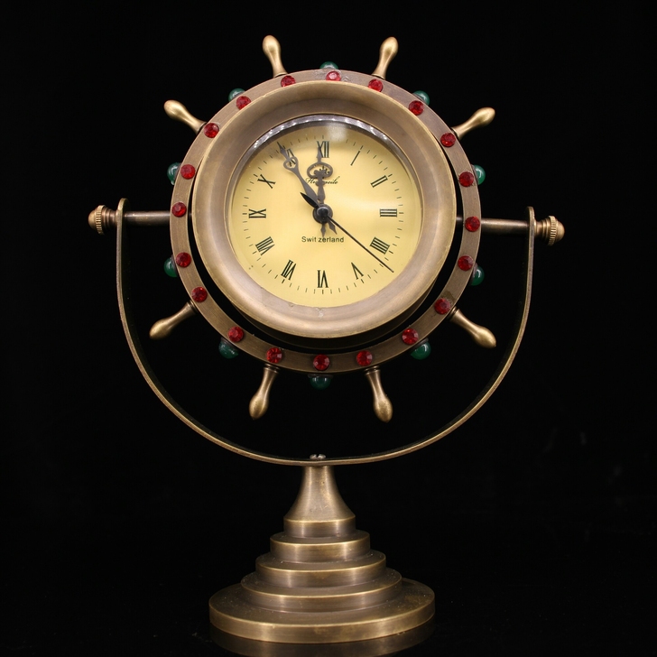 座钟 时尚复古设计床头钟表办公室时钟时尚台钟