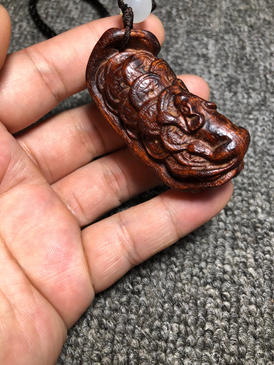 精品非洲小叶紫檀赞比亚血檀雕刻鼠（数）你有钱