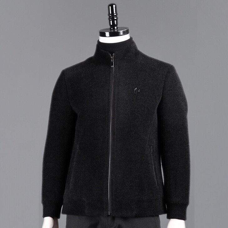 【品牌】2020新款男士雪尼尔夹克 黑，