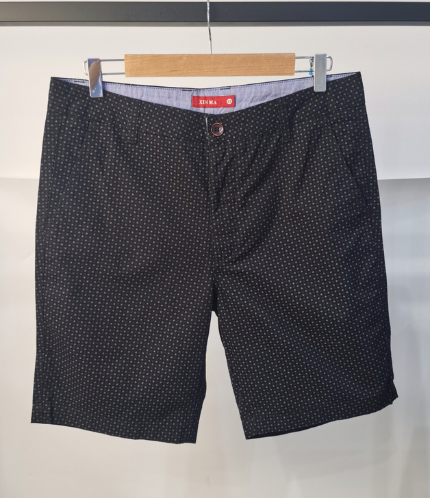 全新夏季男装短裤休闲时尚潮流透气印花尺码五...
