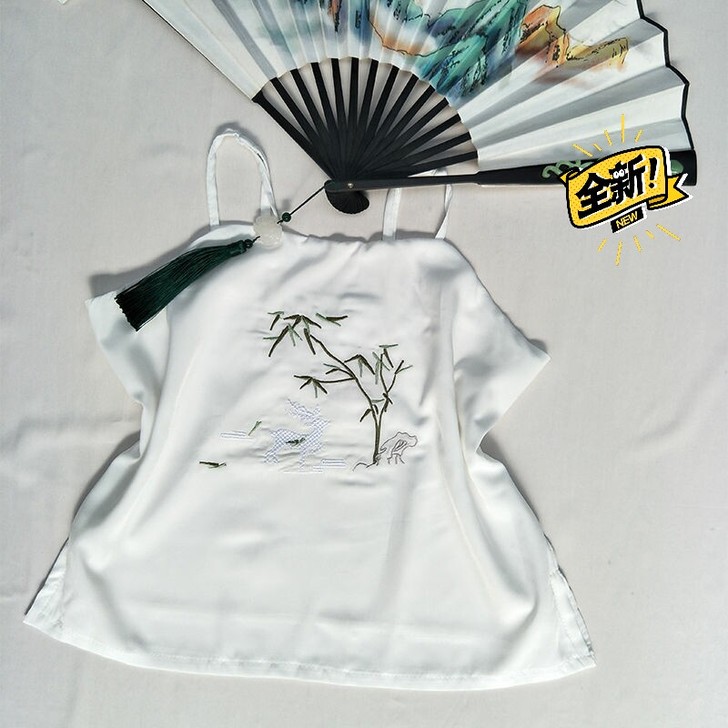汉服吊带民族风