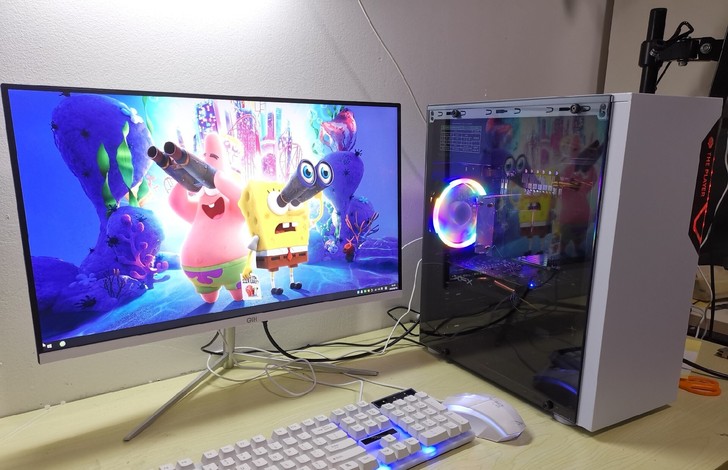 50万分个人电脑高配台式电脑主机游戏吃鸡台...