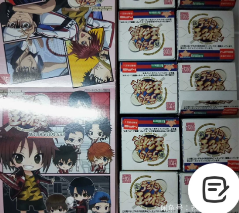 网球王子盒蛋，都有小盒，盒蛋状态还行都没摆...