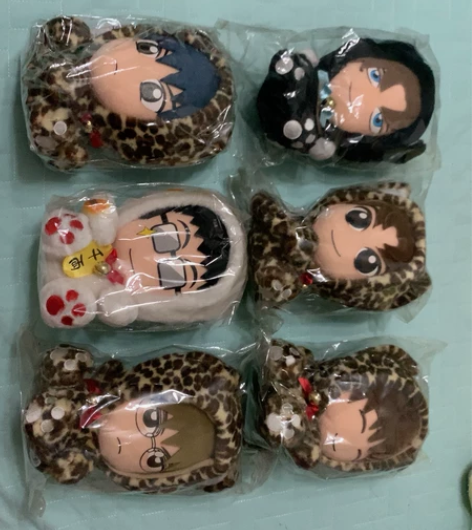 全新已绝版 网球王子早期日本原版豹纹公仔娃...