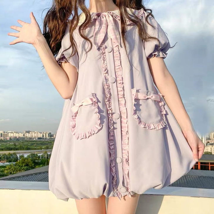 梦梦の工作室家原创可爱少女洛丽塔软妹风海军...