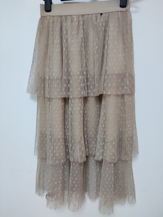 裸色蛋糕裙     仅穿过一次     可...