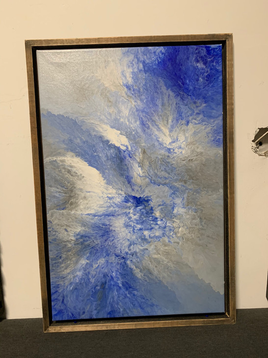 抽象画、装饰画、油画、流体画.