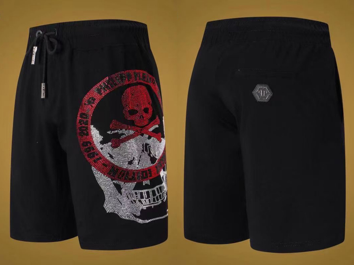 PP潮牌菲利普莱茵2021s春夏男士短裤高...