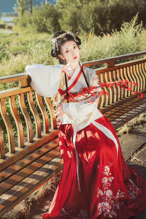 花神记家,桃花鱼汉服,尺码xs,穿一洗一无...