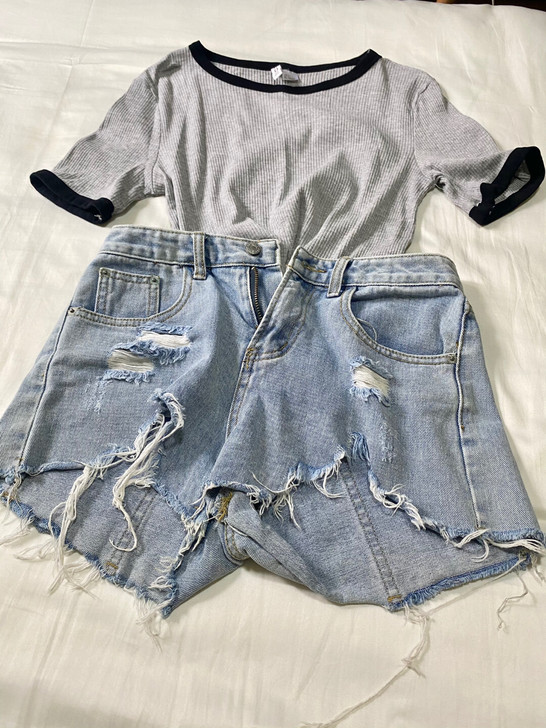 全新 夏天软妹必备百搭休闲宽松T恤