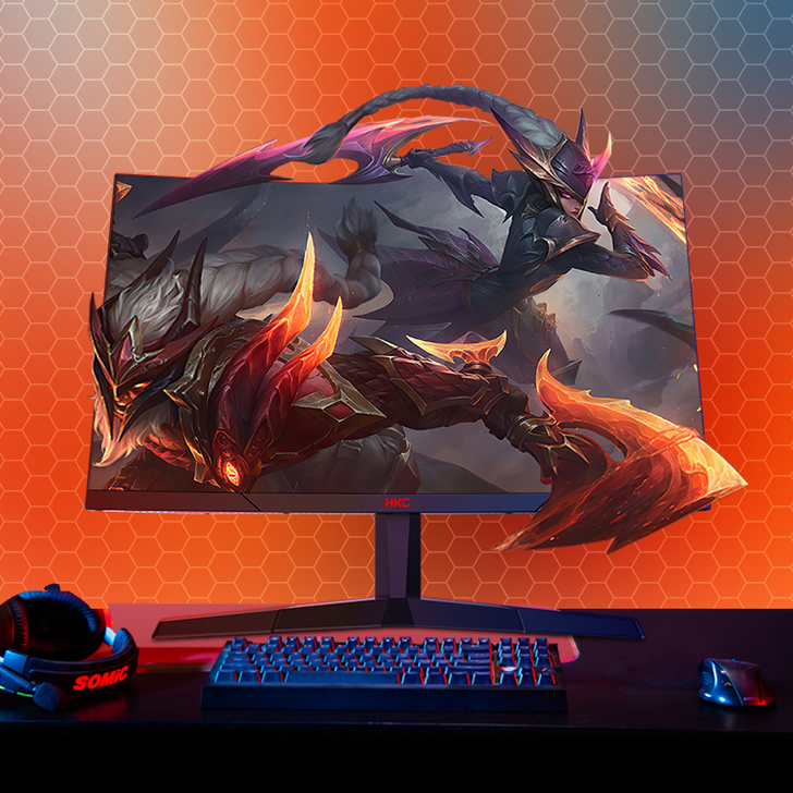 HKC/惠科 显示器 给摔了一下 懒得修 ...