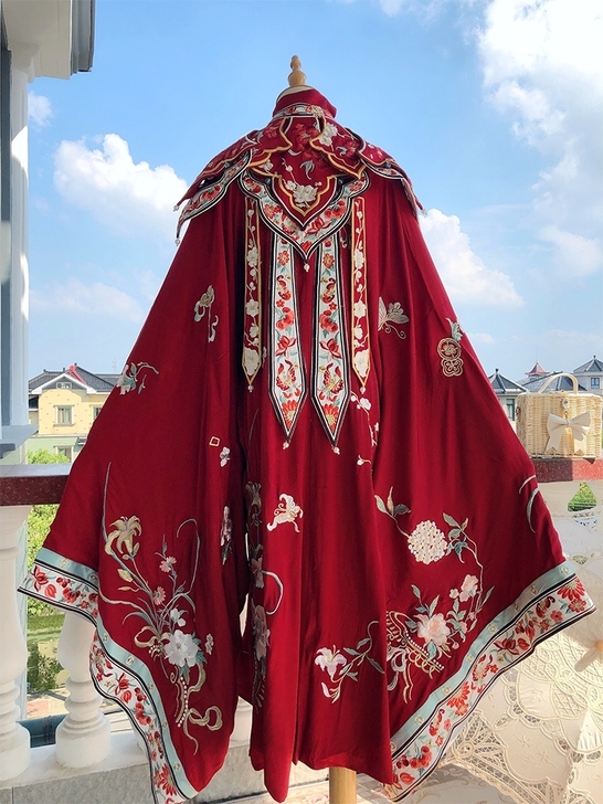 十三余小豆蔻 繁花有期 传统汉服立领斜襟长...