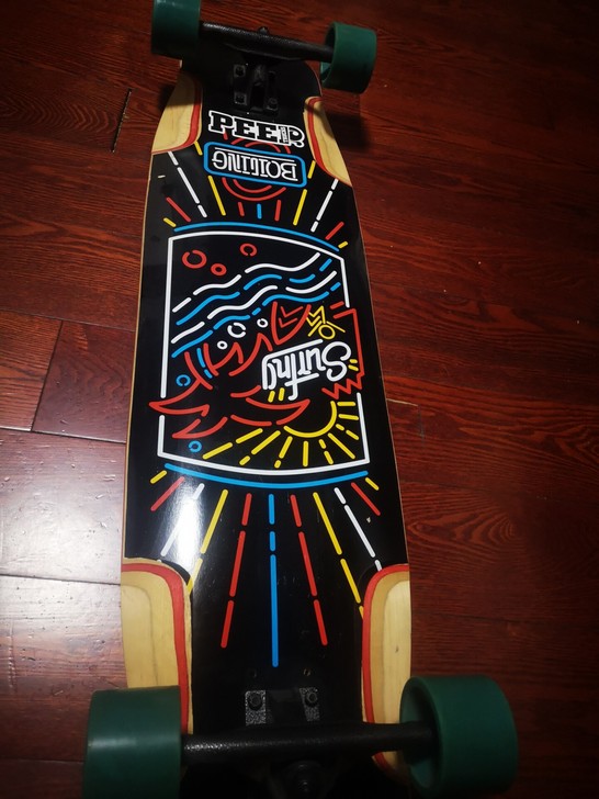 【九成新】播零(Boiling)滑板 整板...