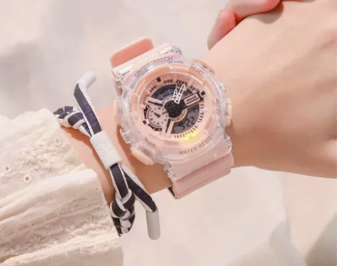 【礼遇价】独角兽手表女款初高中学生女生透明...
