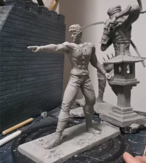 人中北斗 北斗神拳 ——健次郎 纯手工油...