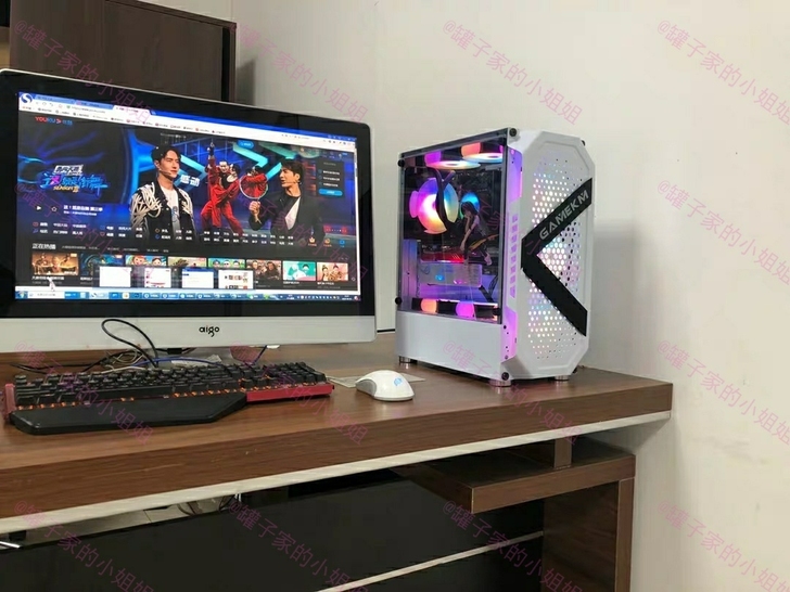 I7八核16g 个人50万分电脑台式机di...