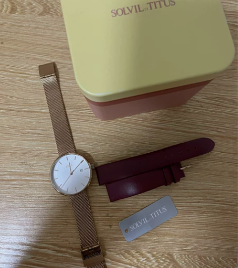 SOLVIL TITUS 铁达时女表皮带日...