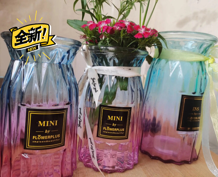 花瓶ins欧式鲜花水养摆件客厅干花插花网红...