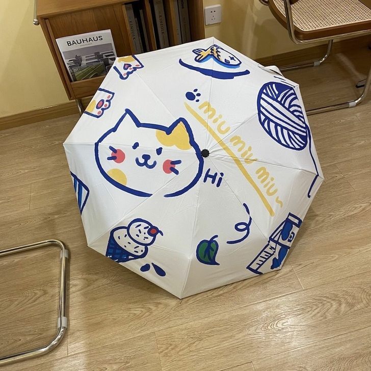 日本出口全自动一键开合，三折伞防晒伞，晴雨...