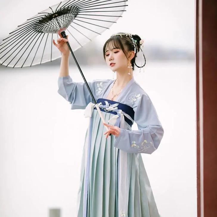 花神记游园惊梦汉服女齐胸襦裙原创仙女裙中国...