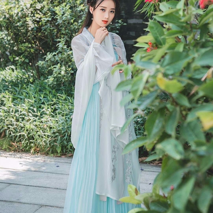 唐装汉服春夏步蟾宫中国风改良汉元素仙女公主...