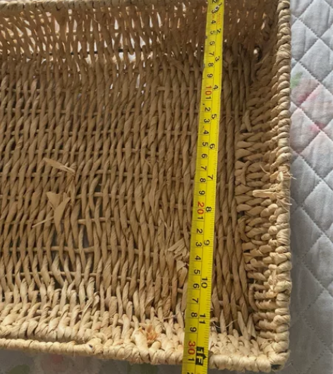藤编收纳筐柳编竹筐超市展示筐幼儿园竹篮编织...