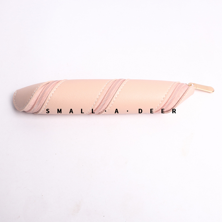 【小鹿】 原创ins学生考试笔袋旋转拉链笔...