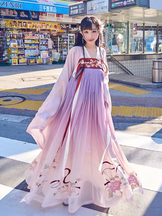 正版汉服出租 两色 十三余 小豆蔻儿 异色...