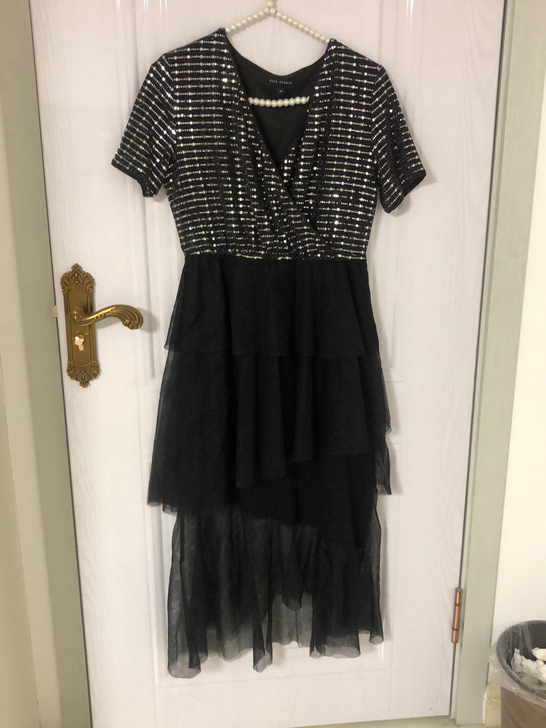 亮片裙，就穿一次，几乎全新，都是牌子的，便...