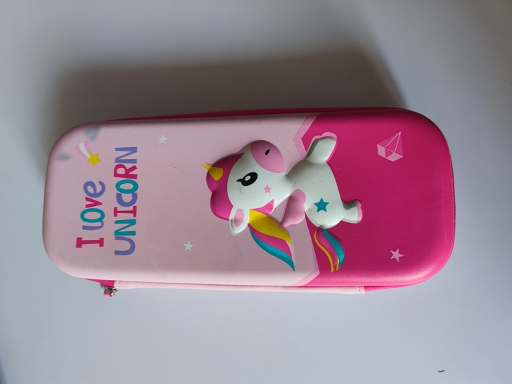 Lemonkid全新正品儿童笔袋硬壳，因运...